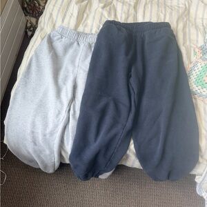 Aritzia Gray and Navy sweatpants bundle